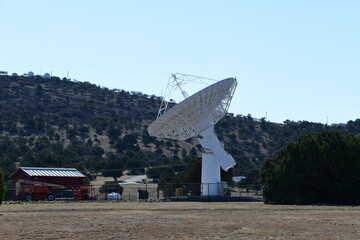 radio telescope on the ground