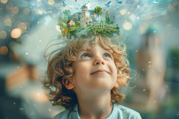 Child imagination, fantasy world