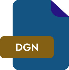 DGN File Extension  icon Jelly Bean and Deep Koamaru color