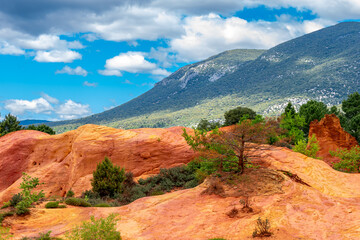 les ocres ou le colorado provençal à Rustrel