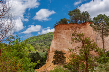 les ocres ou le colorado provençal à Rustrel
