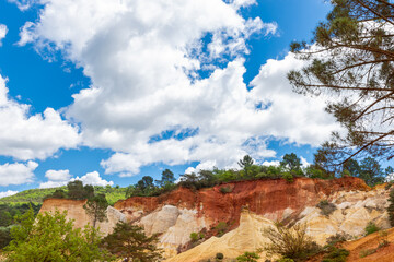 les ocres ou le colorado provençal à Rustrel