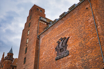 Das Skurrileum, Humoristisches Museum für "Komische Kunst" in altem Speicherhaus am Hafen, Hansestadt Stralsund, Mecklenburg Vorpommern, Deutschland