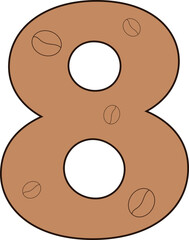 8 eight number coffee bean cafe