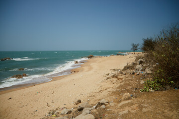 The beach and the sea in Vietnam