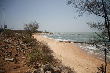 The beach and the sea in Vietnam