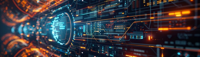 The design represents simple type technology, modern typeset letters, future typefaces, geometric modern fonts, futuristic design.