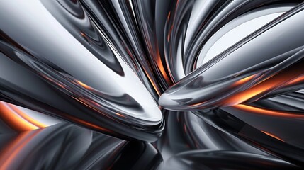 Rendering in three dimensions, futuristic background design, illustration in today's style