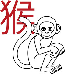 Monkey Chinese Zodiac Horoscope Animal Year Sign