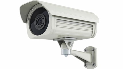 Cutout of CCTV security cameras using Stock Artificial Intelligence