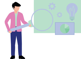 The guy is looking for a business idea.