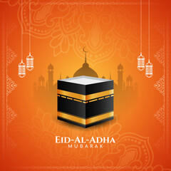 Eid Al Adha mubarak cultural islamic festival celebration background