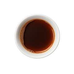 Cup of Black Tea Isolated on Transparent Background, PNG, Cut Out.