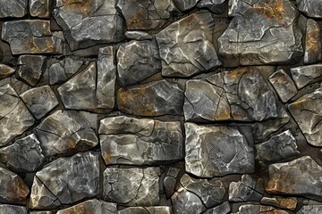 Seamless stone texture pattern with a rugged and natural appearance, perfect for adding a touch of authenticity and earthiness to your designs.
