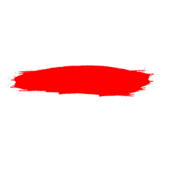 Red Brush Stroke Label Banner design