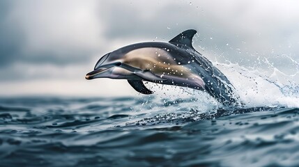 dolphins jumping , marine animals