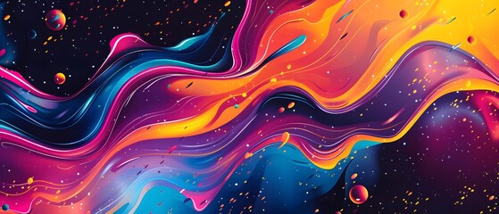 abstract background wavy watercolors paint, copy space, mockup. wallpaper. 
