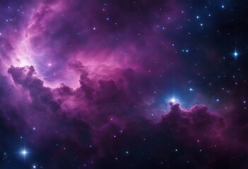 Naklejka premium Colorful space Spiral galaxy cloud nebula. Stary night cosmos. Universe science astronomy. Generative AI