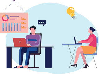 The girl has a business idea.