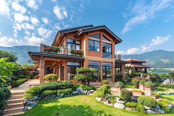 Obraz premium modern house, villa