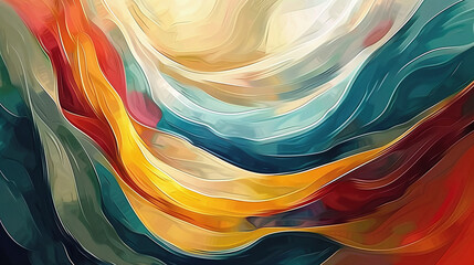 Beautiful colorful abstract design soothing sensation background