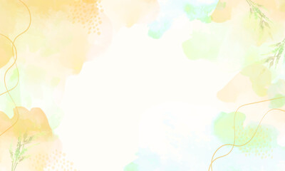 Obraz premium Hand painted watercolor abstract watercolor background