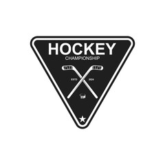Ice Hockey logo, emblem, badges, labels and design elements
