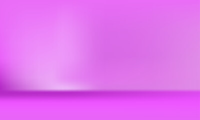 Abstract empty smooth light purple studio room background