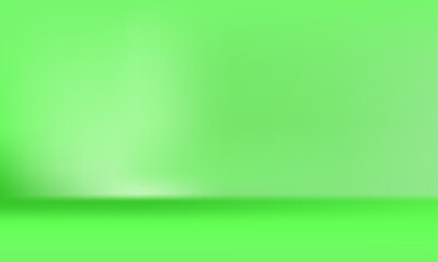 Fototapeta premium Abstract empty smooth light green studio room background