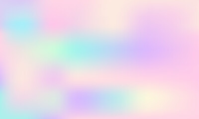 Holographic abstract background. Spectrum holographic backdrop with gradient mesh