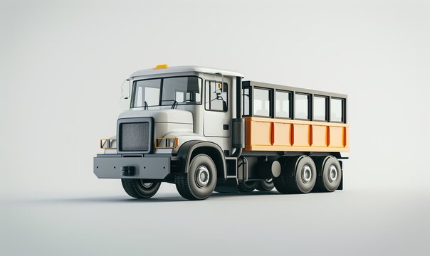 Camion, tir, per trasporto prodotti e lavori in corso.