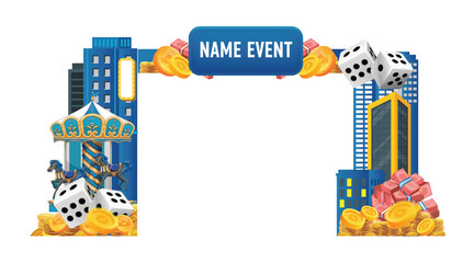 gate event monopoly game theme