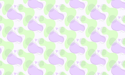 Flat abstract doodle pattern design background