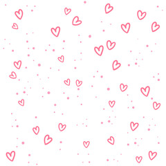 cute heart design for Valentines Day Pattern