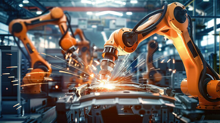 welder at work in a factory