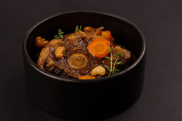 Jamaican Oxtail Stew with Butter Bean.
