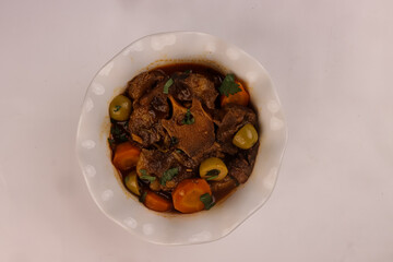Rabo Encendido is Traditional Dominican Style Spicy Oxtail Stew.