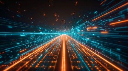 Straight-line road through an empty desert, a call to explore, escape, a journey through troubles and trials to the unknown, adventure and freedom