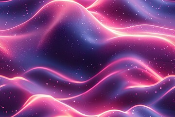 SEAMLESS Abstract background with kinetic lines and shapes inspired by neon lights