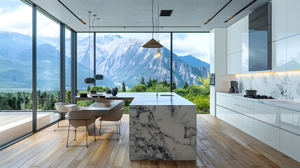 Marble Kitchen Counters