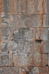 Ancient wall texture background with old bricks