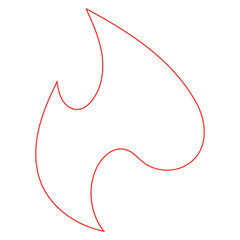 Fire Flame Outline