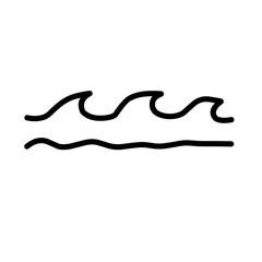 doodle wave lines