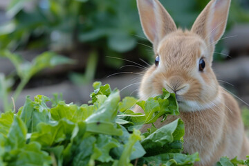 rabbit in the garden