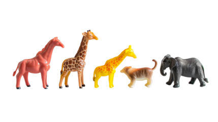 A Playful Parade of Toy Animals