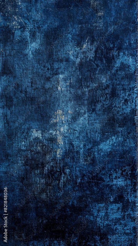 Poster a vintage textile background resembling faded denim, with a worn and weathered texture that hints at