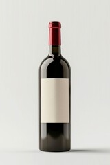 Wine Bottle with Blank Label. Generative ai