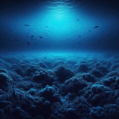 Obraz premium The Dark Mysteries of the Deepest Ocean Floor: Eerie Silence