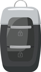 Simplistic and stylish modern black backpack vector illustration with zipper, flat design, and secure pockets, perfect for daily use, travel, and outdoor adventures