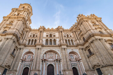 The Cathedral of the Incarnation in Malaga, Spain